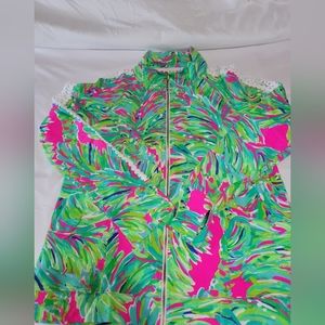 Lilly Pulitzer Full zip popover